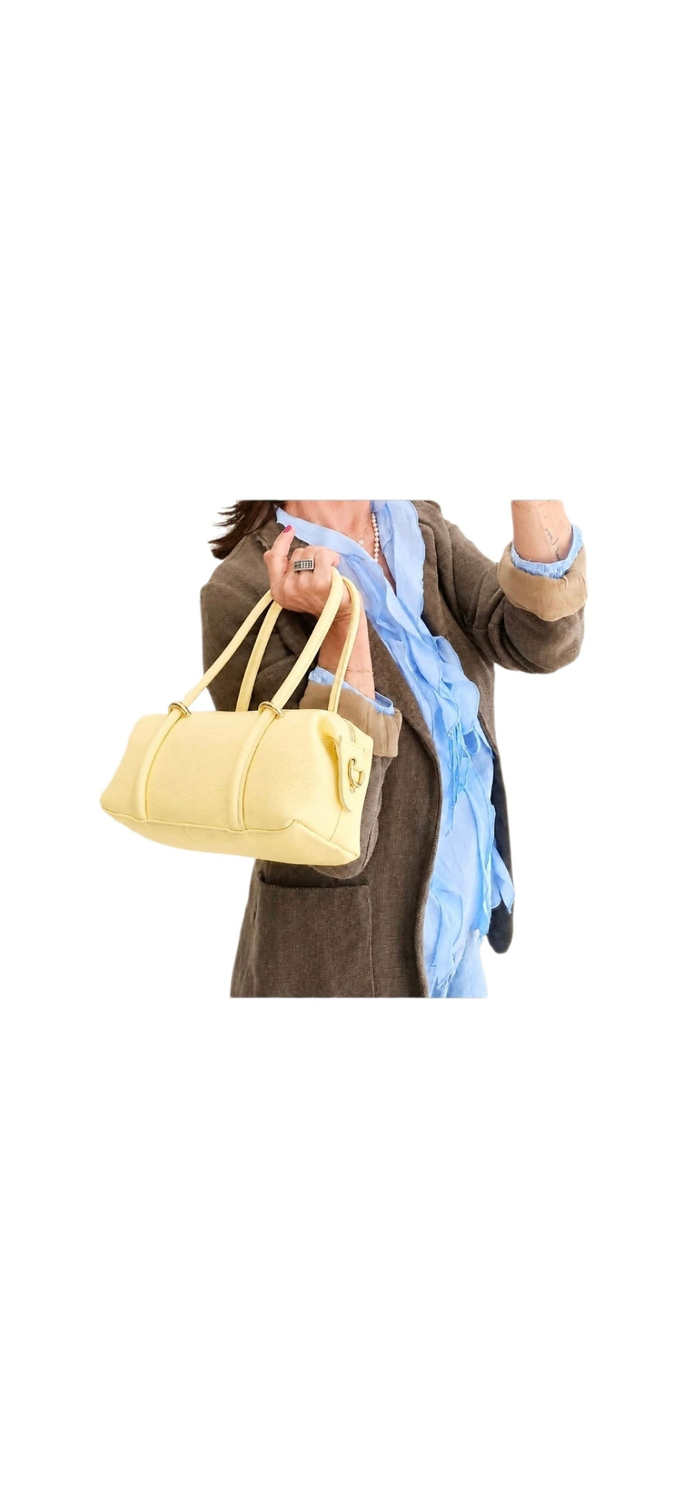 Miniaturbild: Stefano Lorenzi Baguette Ledertasche  Made in Italy 