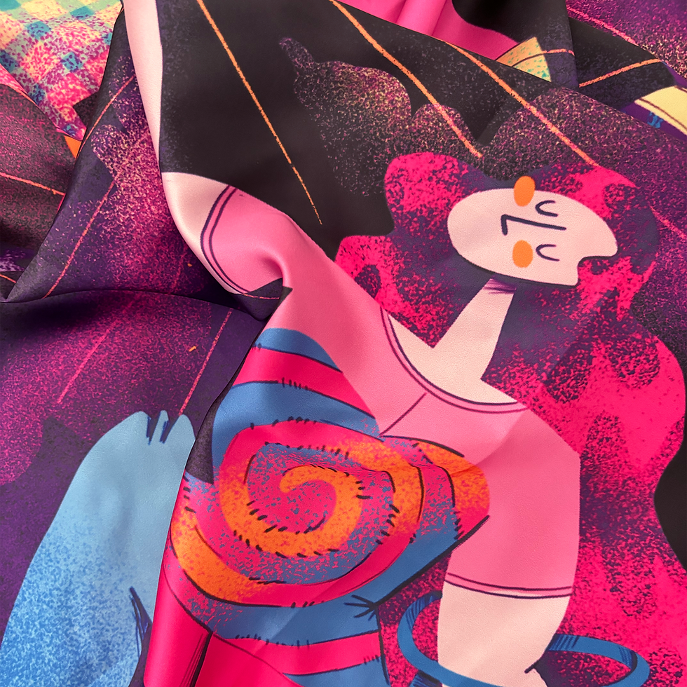 Miniatura: Pañuelo Galaxias 100x100 💫