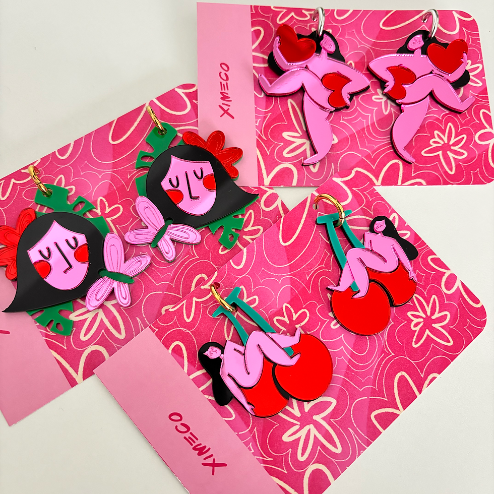 Miniatura: Aretes Robacorazones 💕