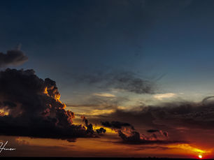Dramatic Memphis sunset from a DJI Air 3 drone - Kenneth Hiner Photography