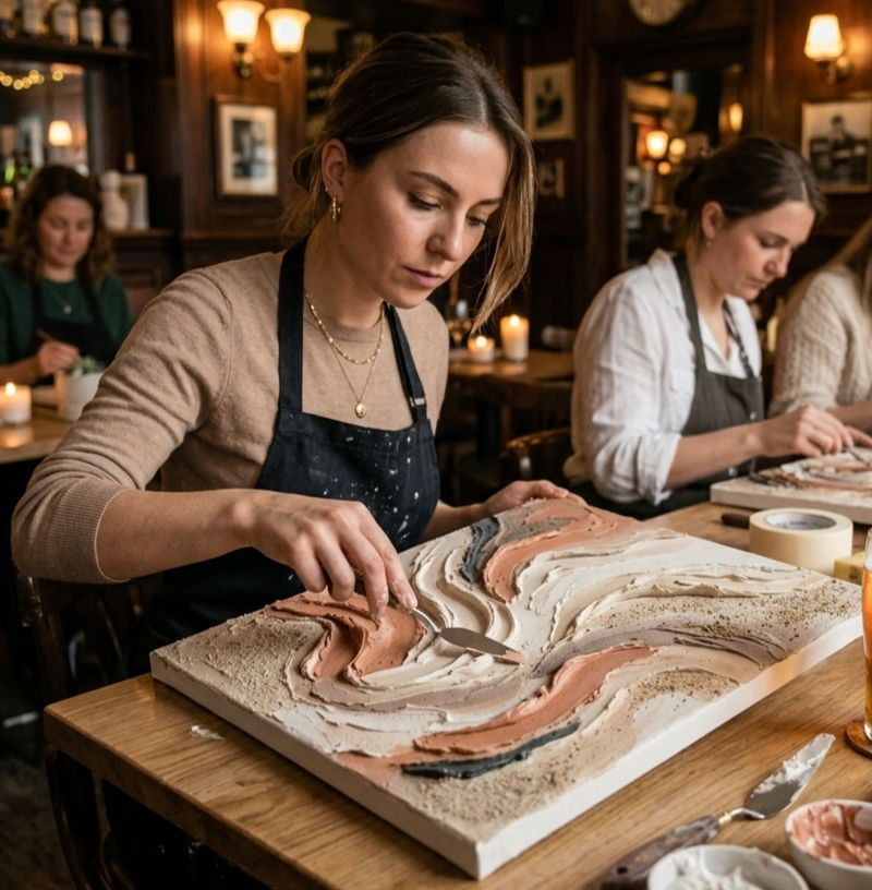 Texture Art: Sculptural Minimalism (incl. 1 welcome drink)