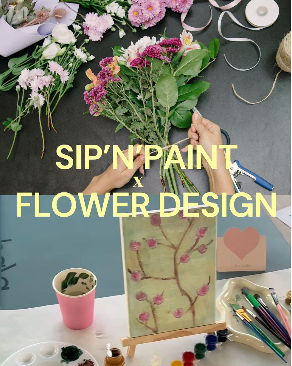 Sip & Paint × Flower Design — Midsummer Edition