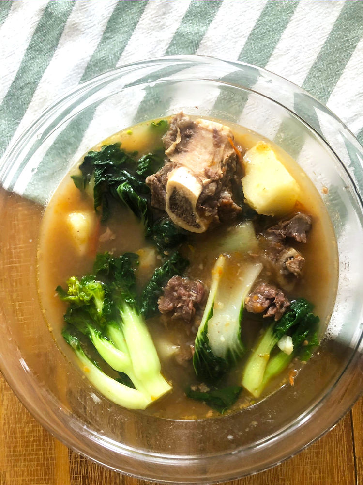 Instant Pot Beef Nilaga (Filipino Beef Bone Broth Soup)