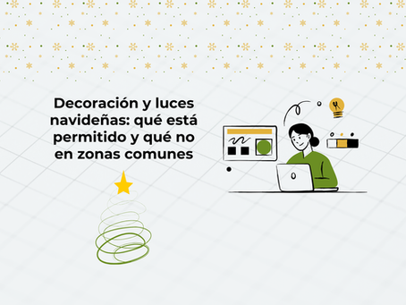 Decoración y luces navideñas