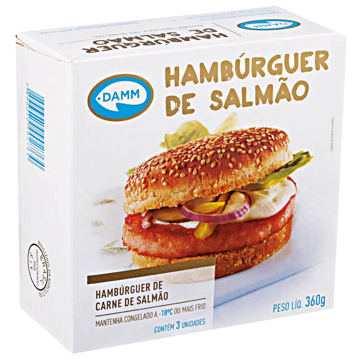 Hamburguer de salmão