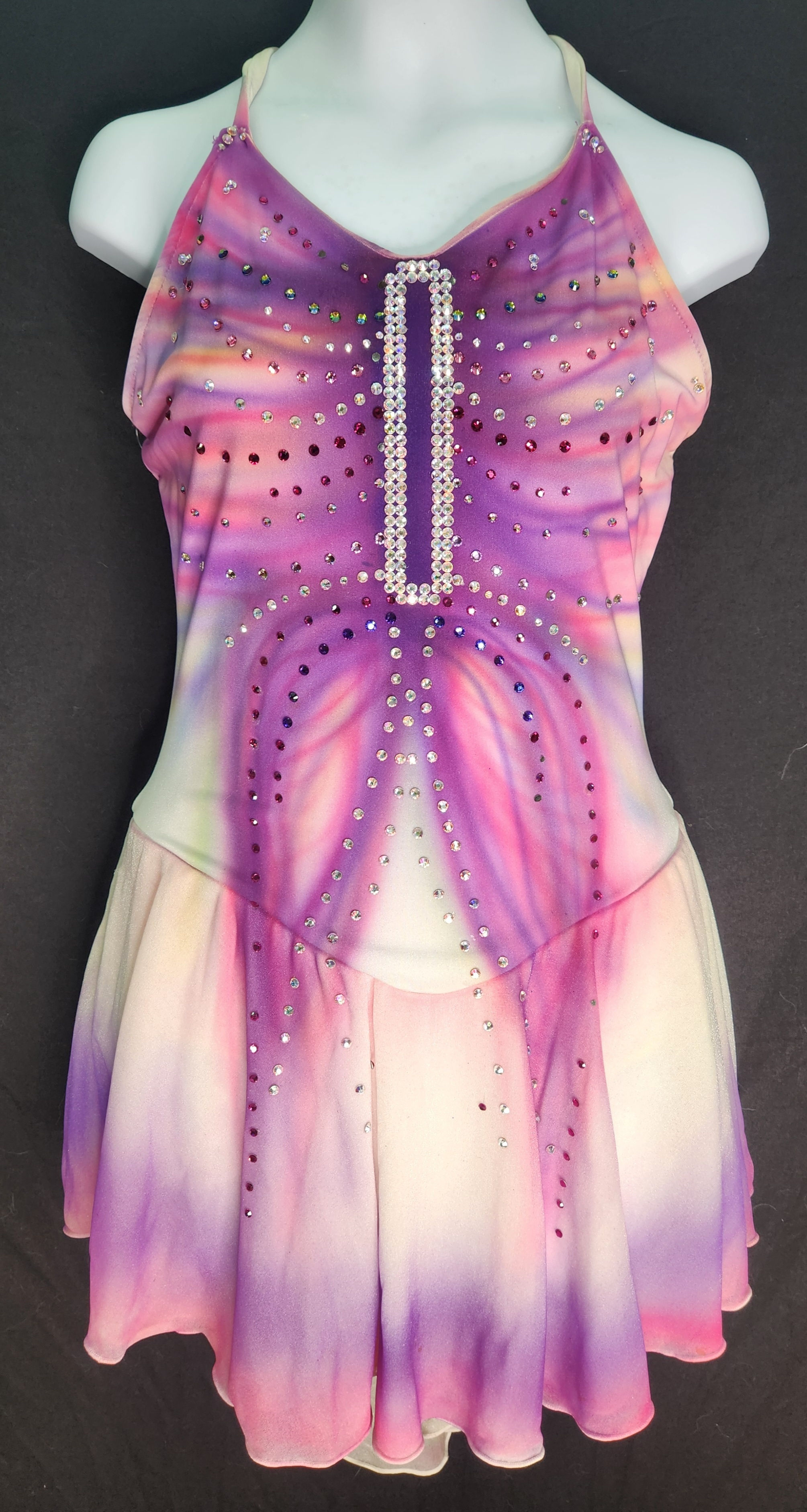 Air brushed purple and white C14