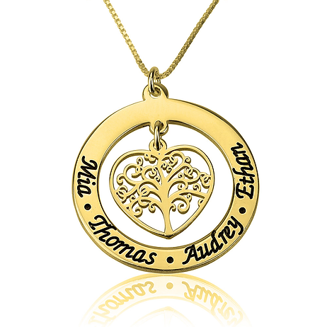 Personalized Family Tree Necklace
