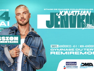 24 mai / Jonathan Jenvrin : Stage Danse Commerciale
