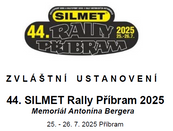 Zvláštní ustanovení 44. SILMET Rally Příbram