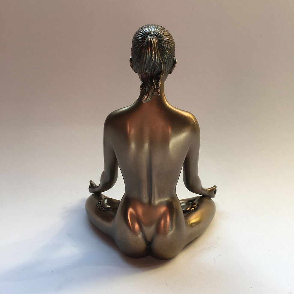 Body talk Women 14cm Padmasana Lotus houding. asian spirit