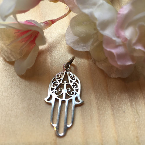 fatima hand bescherming vrouw moeder zilver hanger