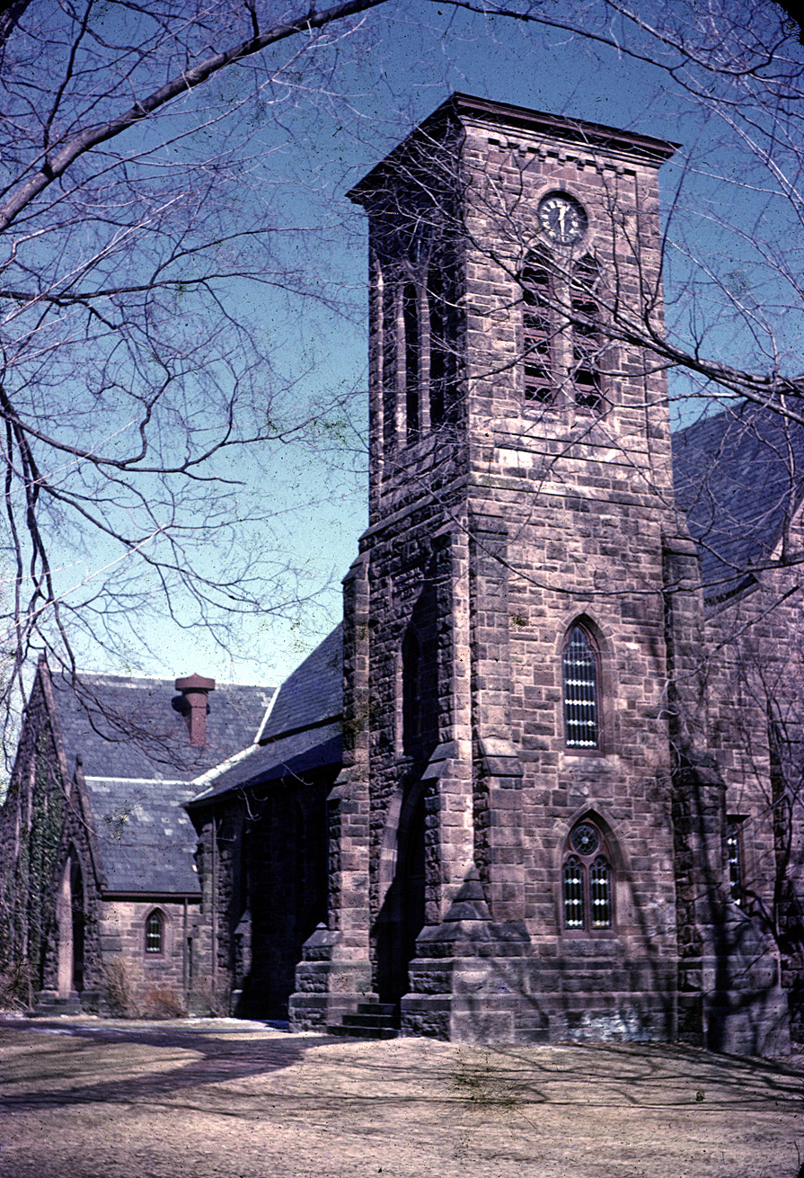 Methodist Church in circa 1955. Wilbur Barnes.