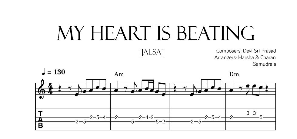 Thumbnail: My Heart Is Beating [Guitar]