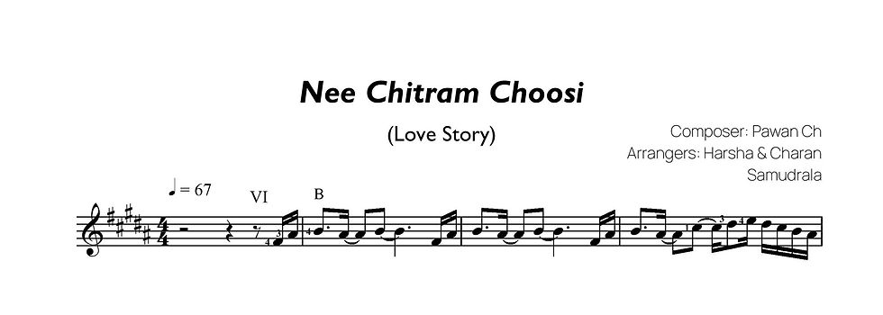 Thumbnail: Nee Chitram Choosi [Guitar]