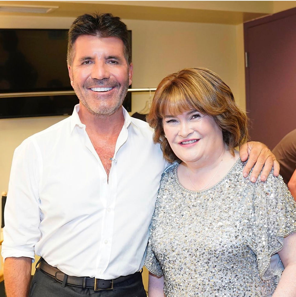 Simon Cowell and Susan Boyle