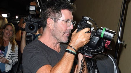 Simon Cowell looks slim on the America's Got Talent red carpet