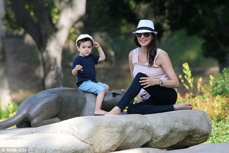 Simon Cowell's Girlfriend Lauren Silverman Enjoys Some Playtime With Eric