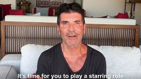 Simon Cowell joins celebrities in asking the nation to download NHS' COVID-19 