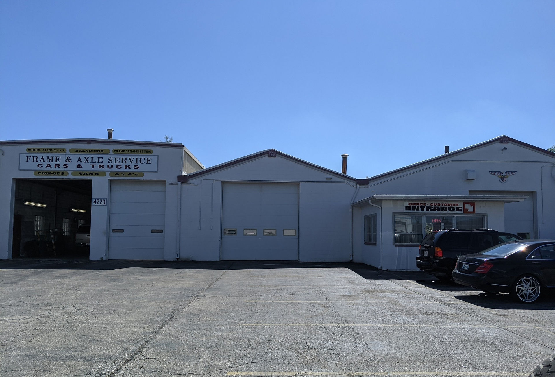 Frame And Axle Frame Straightening Commercial Vehicle Repair