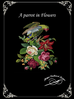 A parrot in Flowers