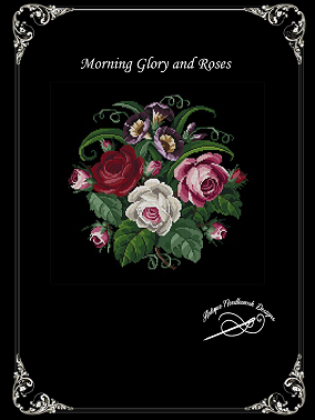 Morning Glory and Roses