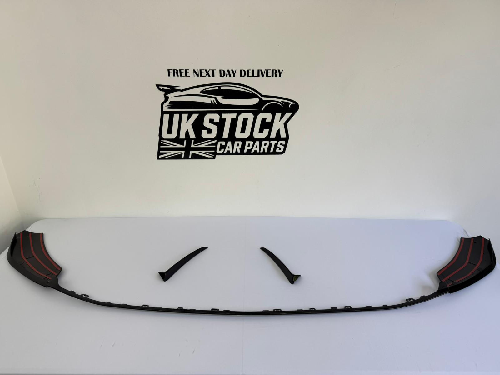 C Class W206 - Front Lip / Splitter - Gloss Black