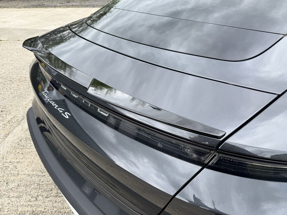 Thumbnail: FOR PORSCHE TAYCAN SALOON BOOT TRUNK LIP SPOILER 20+ 4S / TURBO / TURBO S
