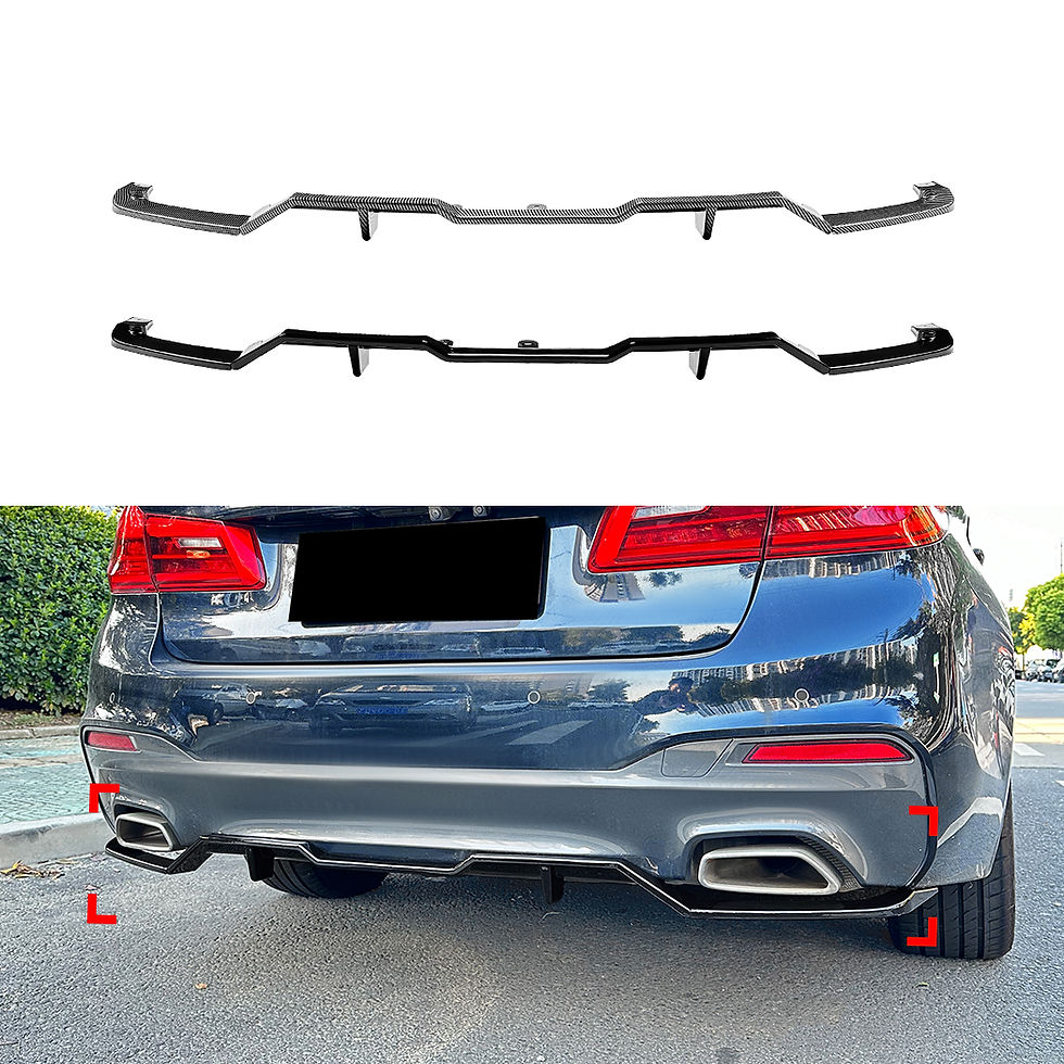Thumbnail: 5 Series G30 - Rear Diffuser - Gloss Black