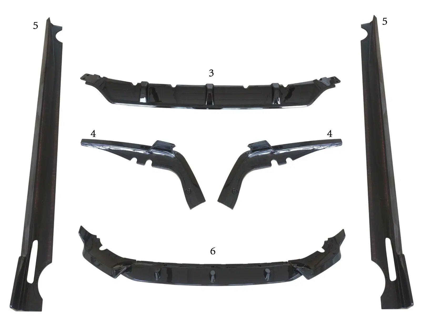 X6 G06 - Samurai Bodykit - Gloss Black