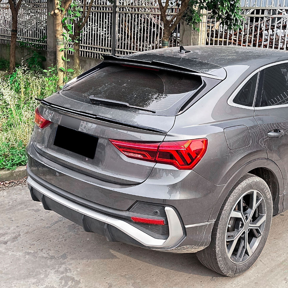 Thumbnail: Q3 F3 Sportback - Middle Boot Spoiler - Gloss Black