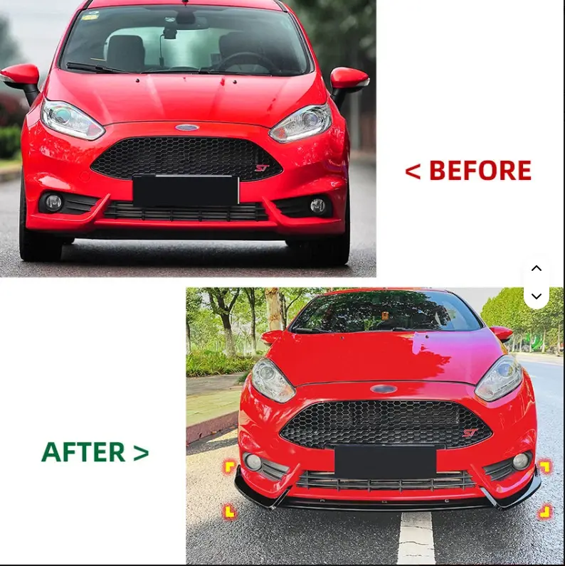 Thumbnail: Fiesta - Front Lip - Gloss Black