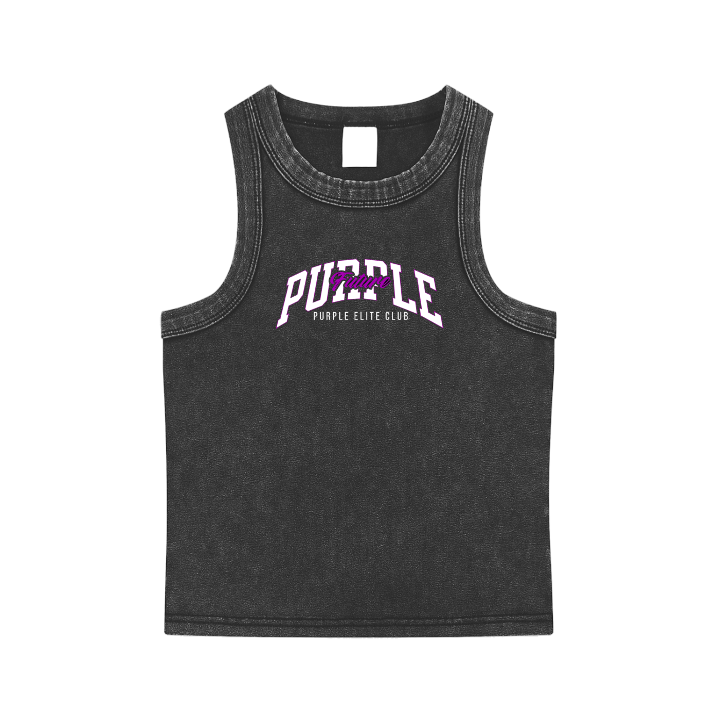 Purple Future Snow Washed Tank Top