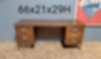 #224. Kneehole Credenza