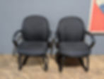 #592. Set of 2 Sled Chairs