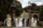 Wedding couple at Staunton Harold Hall, Leicestershire. Photo by Sarah Solotti