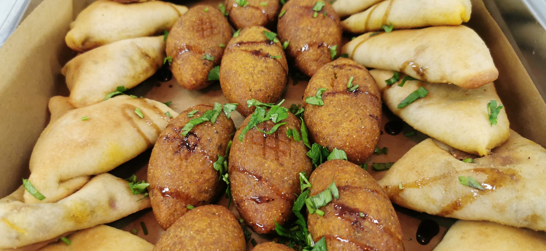 Arranged Food and Objects