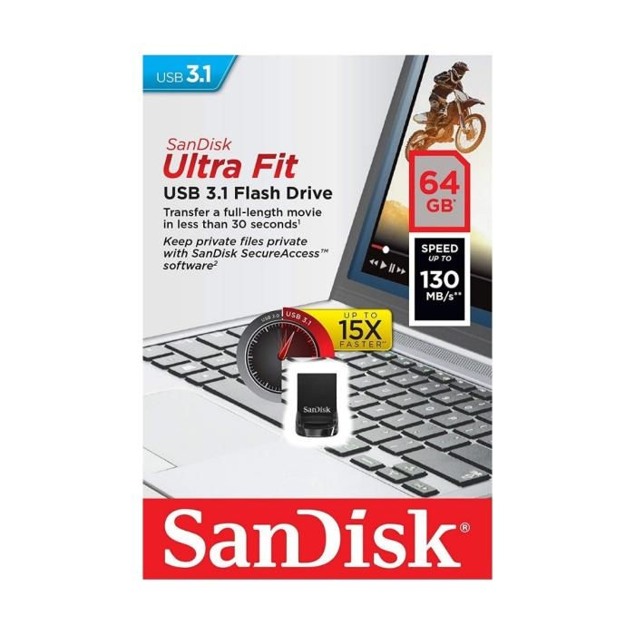 Memoria USB Sandisk SDCZ430-064G-G46 De 64GB