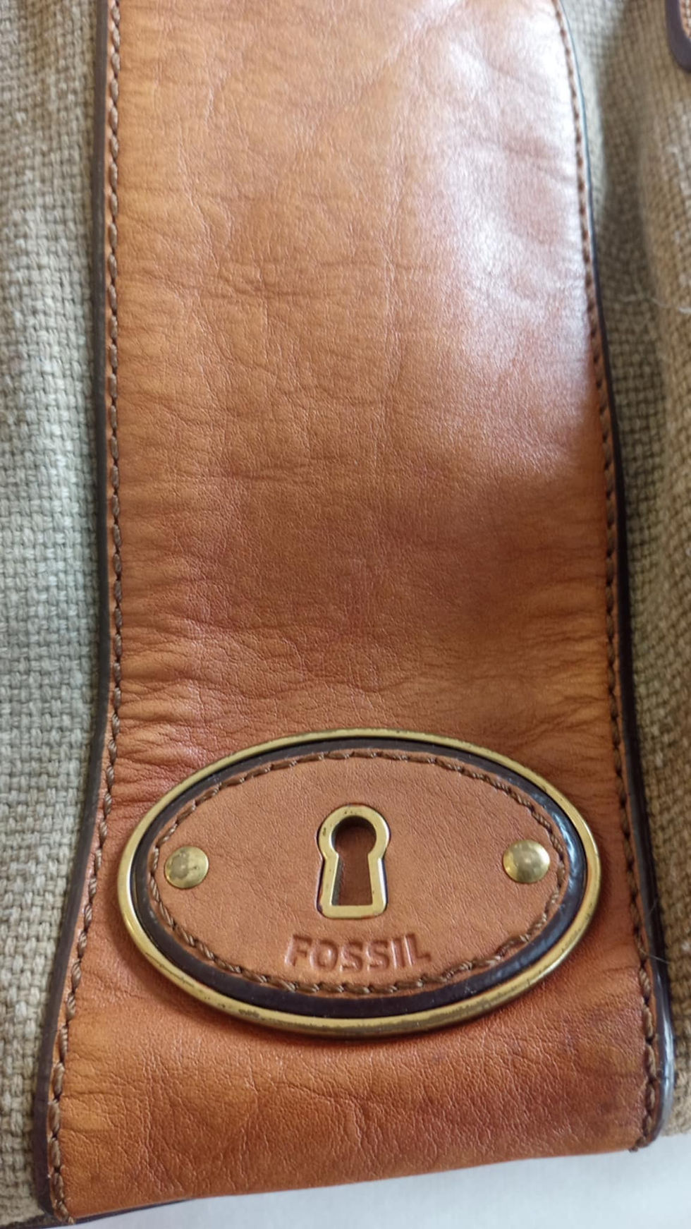 Thumbnail: VINTAGE FOSSIL Shoulder Purse
