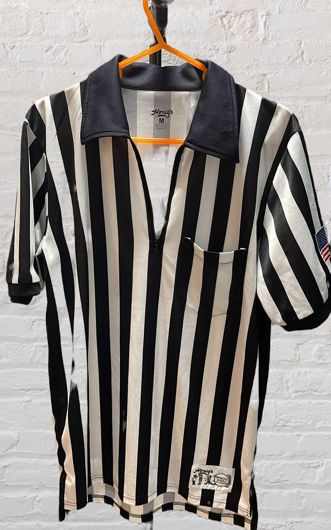VINTAGE Honig's Whistle Stop Referee Jersey Shirt (Medium)