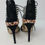 Thumbnail: ZARA Basic Collection Colorful Woven Leather Heels (Sz 8)