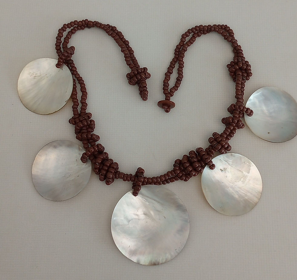 Thumbnail: Brown Multi-Shell Necklace