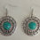 Thumbnail: Small Topaz & Silver Earrings (Choice of 11 Designs)