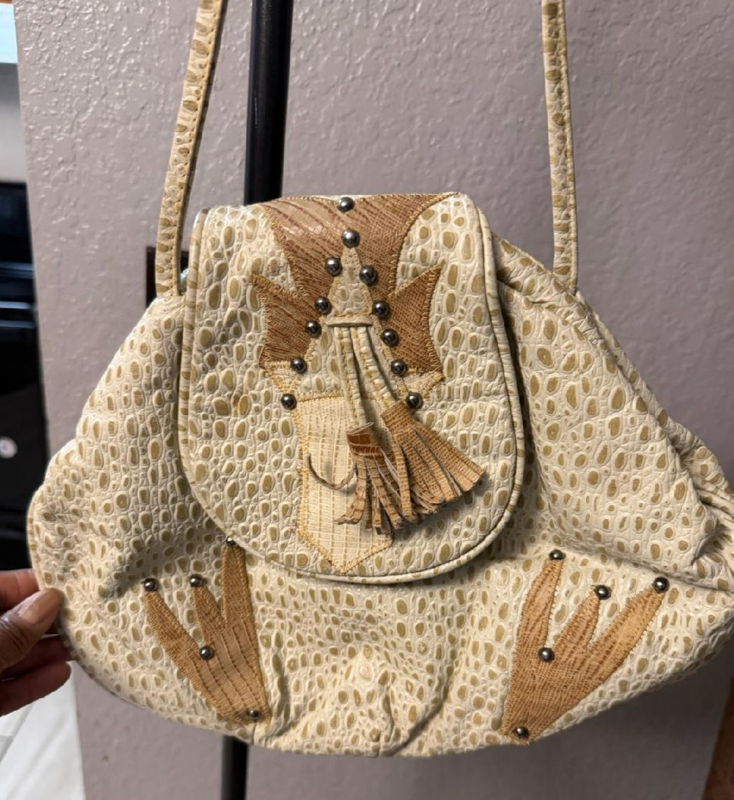 VINTAGE Leather "PINKY" Purse