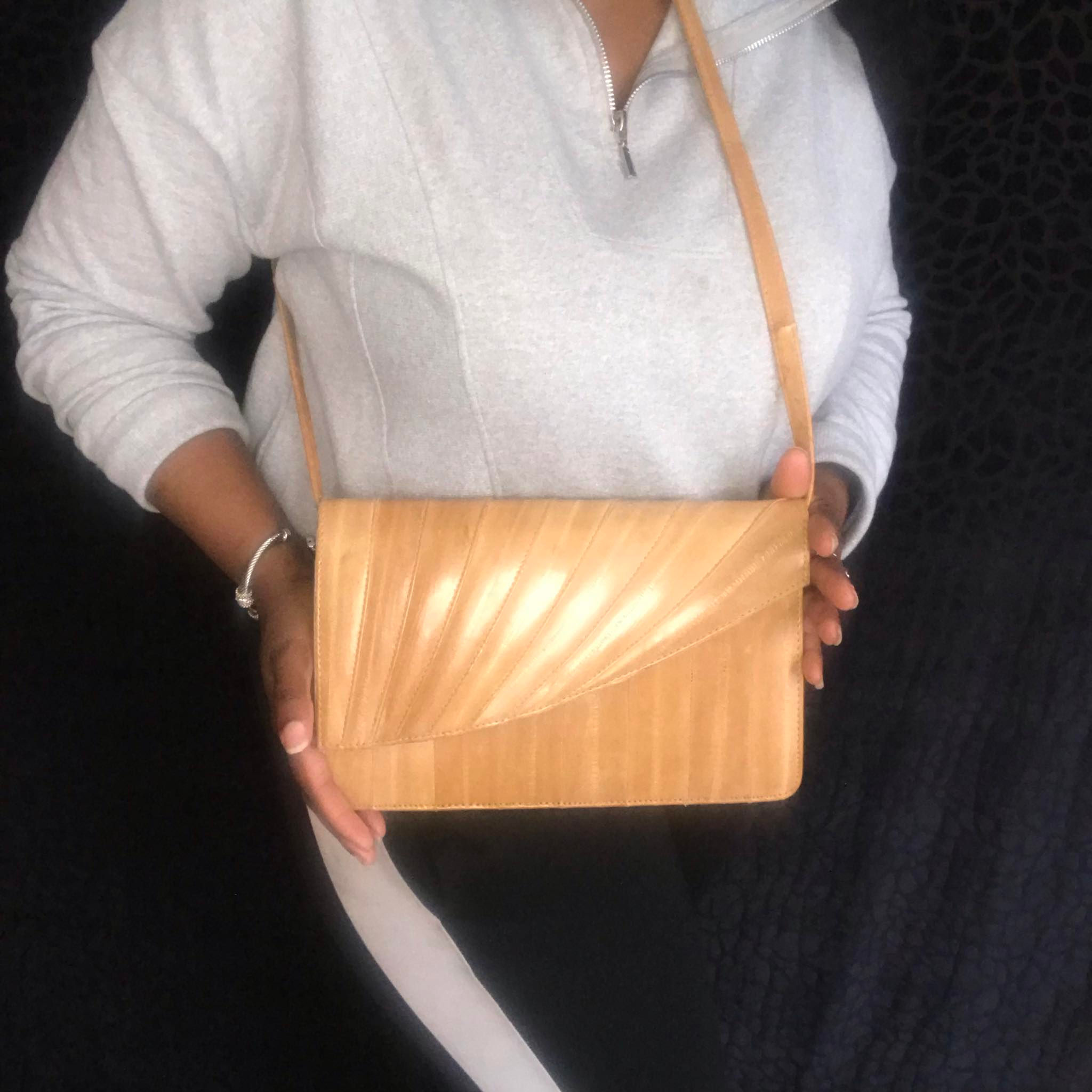 VINTAGE EEL SKIN CrossbodyBag
