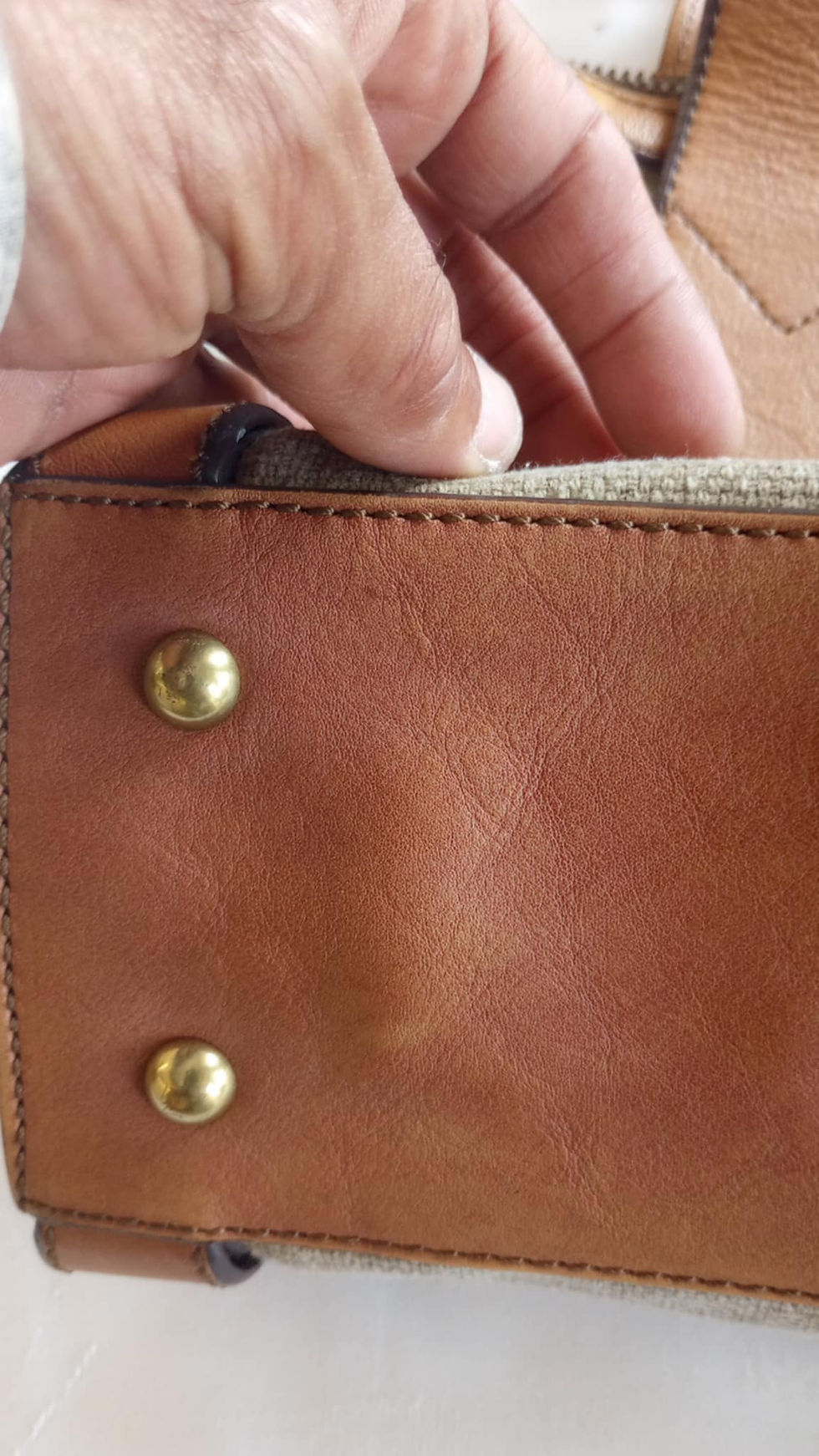 Thumbnail: VINTAGE FOSSIL Shoulder Purse
