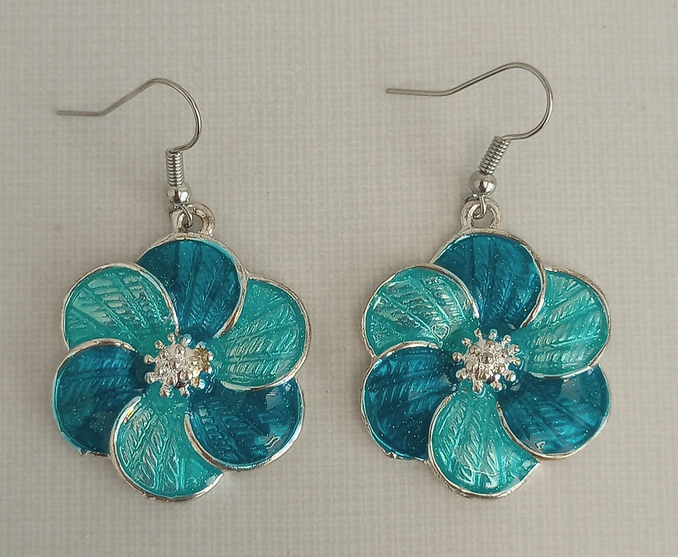 Thumbnail: Small Dainty Flower Earrings (2 CHOICES)