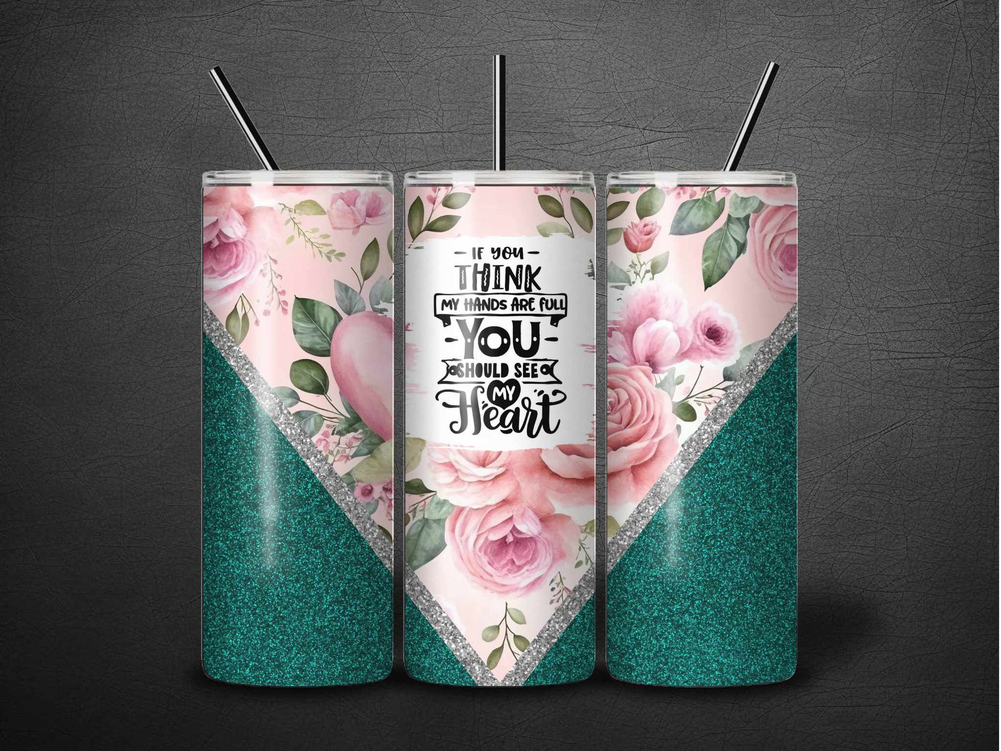 Teal Mom's Tumbler (20oz) 6 Designs