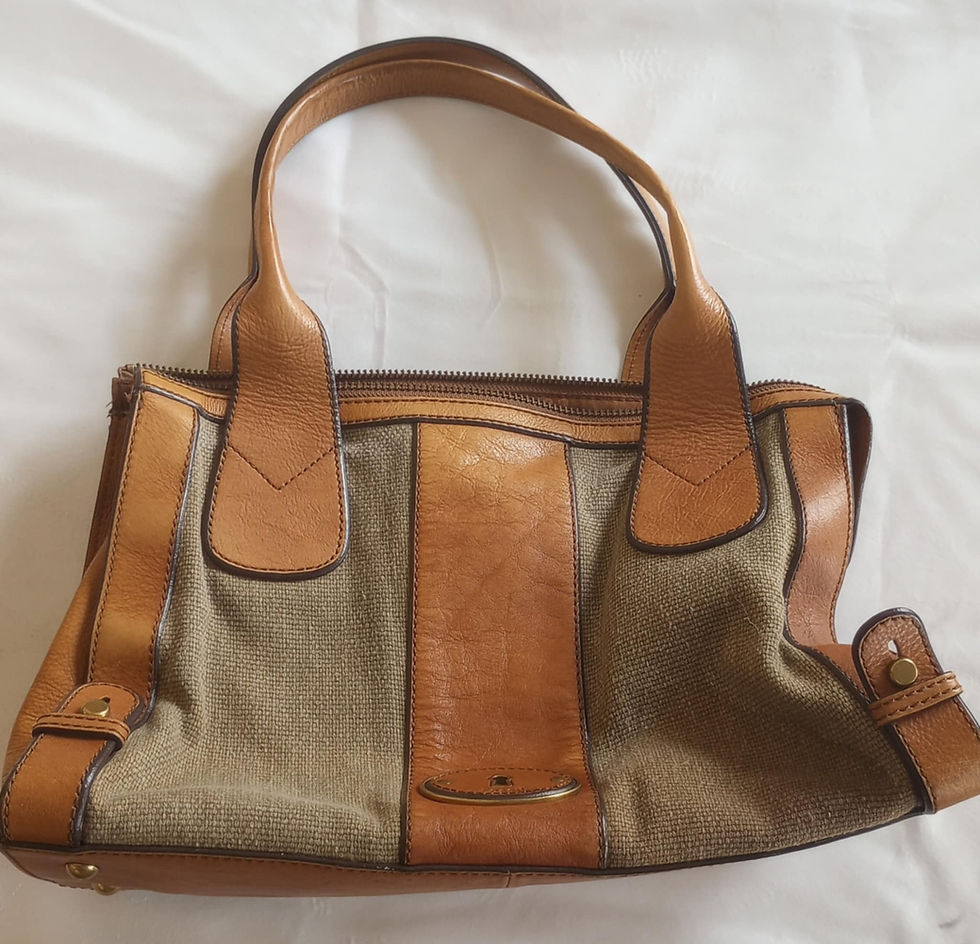 Thumbnail: VINTAGE FOSSIL Shoulder Purse