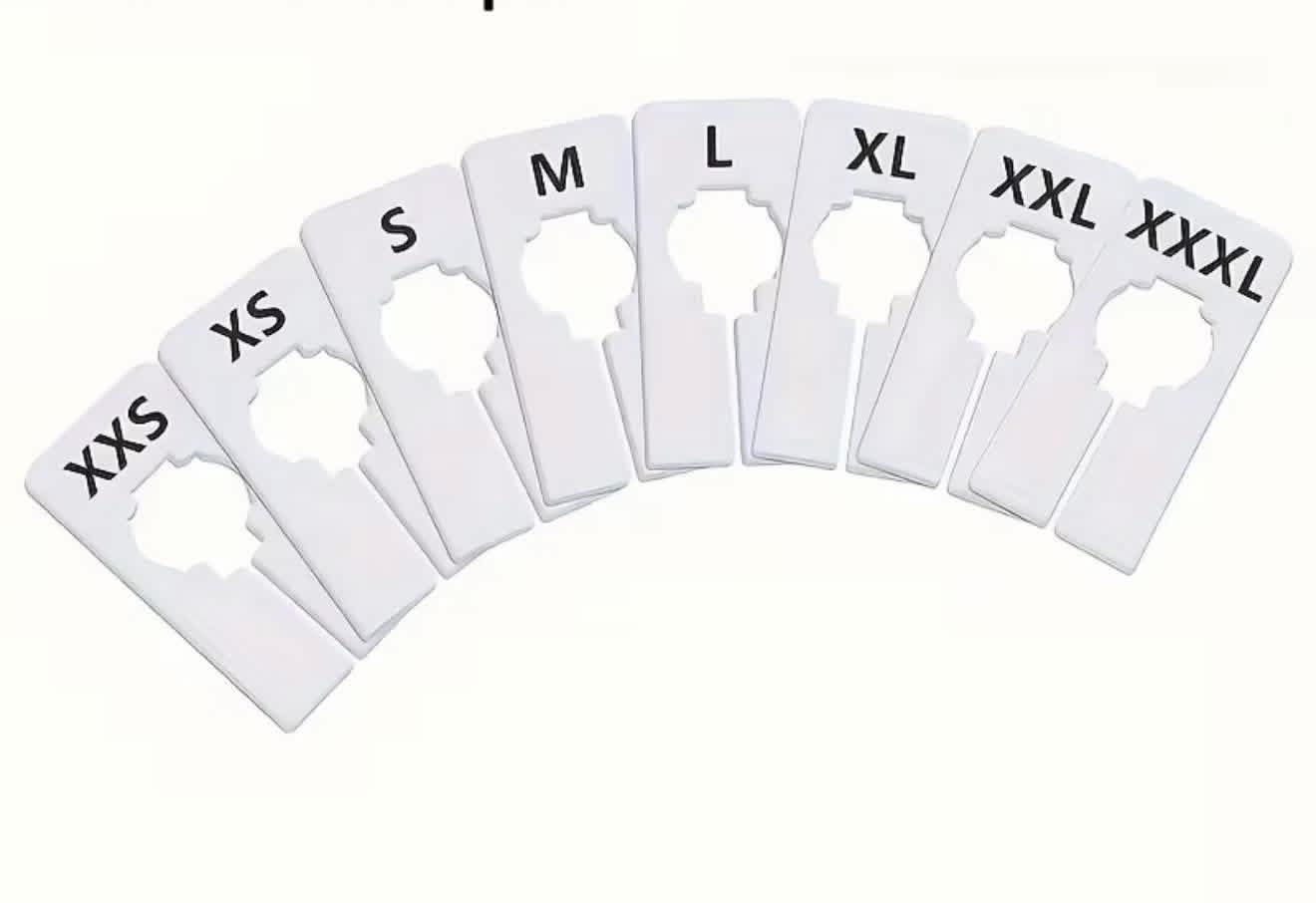 Clothes Sizing Dividers- XXS-XXXL
