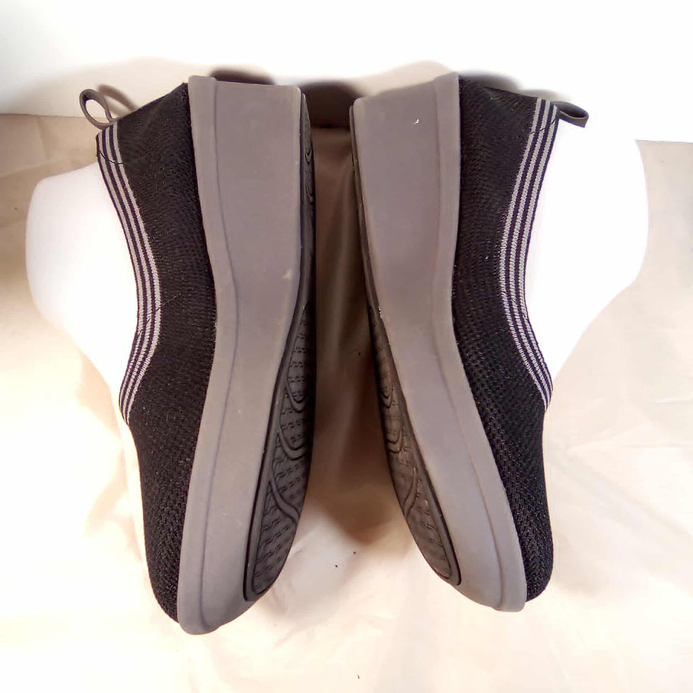 Thumbnail: Clarks Women's Black W/Grey Loafer (Size 8.5)